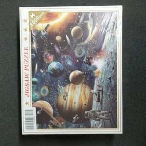 1000 piece outer space jigsaw puzzle.  *New & sealed*